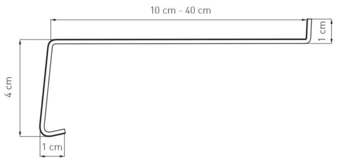 Parapet stalowy laminowany dąb bielony v3-perfektfinish.pl